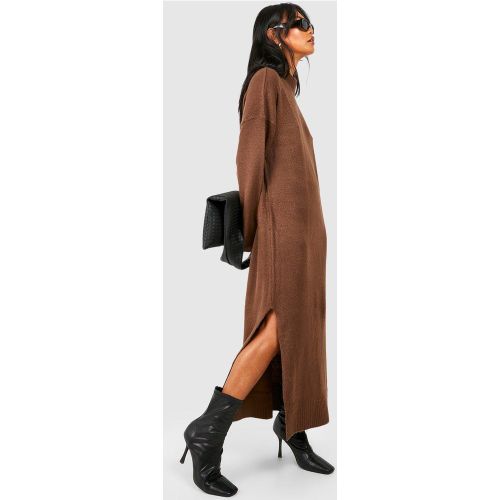 Robe Mi-Longue À Col Roulé - M - boohoo - Modalova