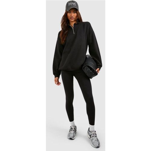 Tall" - Ensemble Oversize Avec Sweat Zippé Et Legging - S - boohoo - Modalova