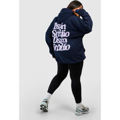 Grande Taille - Sweat À Capuche Oversize À Slogan - 44 - boohoo - Modalova