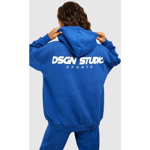 Sweat À Capuche Oversize À Slogan - S - boohoo - Modalova
