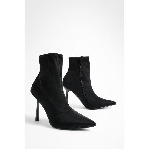 Bottines Chaussettes En Néoprène À Talon Aiguille - 36 - boohoo - Modalova