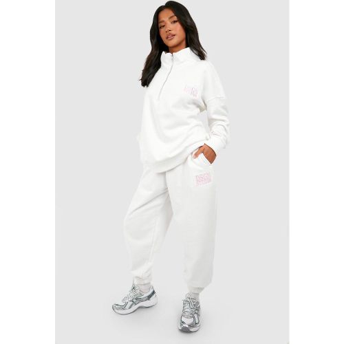 Petite" - Jogging À Slogan Dsgn Studio - Blanc Écru - S, Blanc Écru - boohoo - Modalova
