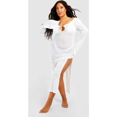 Grande Taille - Robe De Plage Fendue À Anneau - 44 - boohoo - Modalova