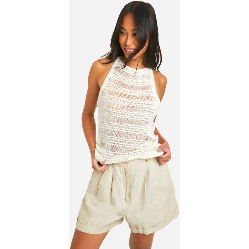 Top En Maille À Découpes - L - boohoo - Modalova