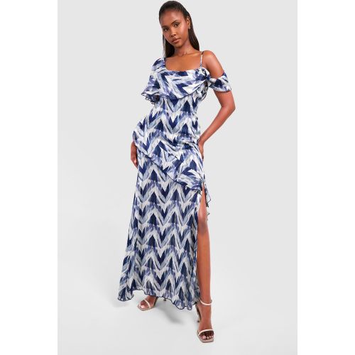 Robe Mi-Longue Asymétrique - 36 - boohoo - Modalova