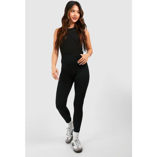 Legging Texturé - Noir - M, Noir - boohoo - Modalova