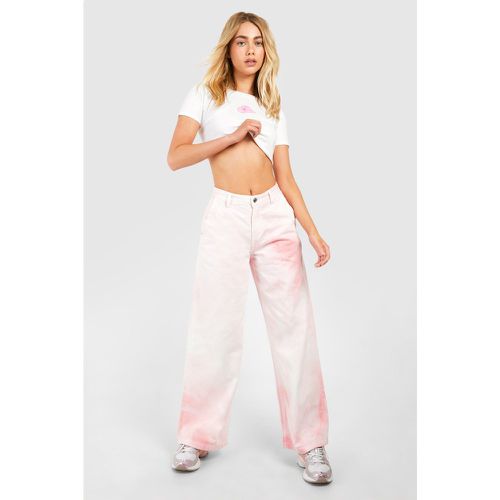 Jean Tie Dye Rose - 38, Rose - boohoo - Modalova