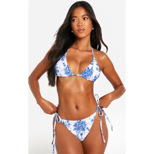 Bikini Fleuri Rembourré - 34 - boohoo - Modalova