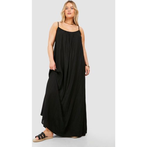Grande Taille - Robe Longue Plissée - 44 - boohoo - Modalova