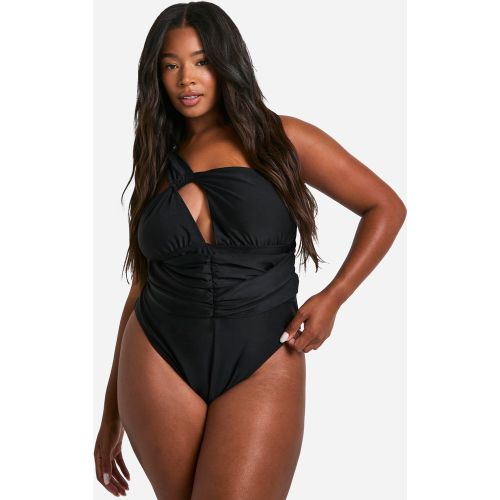 Grande Taille - Maillot De Bain Asymétrique - 54 - boohoo - Modalova