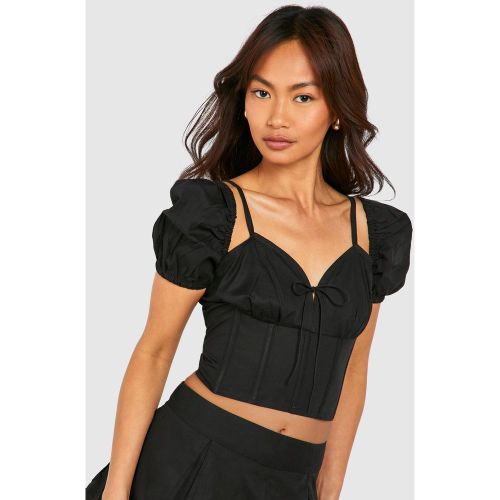 Corset À Manches Bouffantes - 34 - boohoo - Modalova
