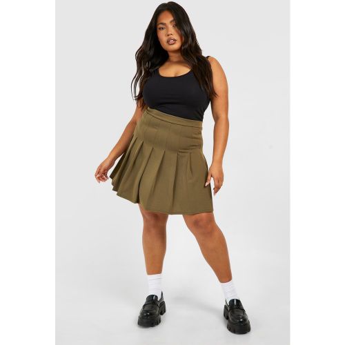Grande Taille - Jupe Patineuse Plissée - 44 - boohoo - Modalova