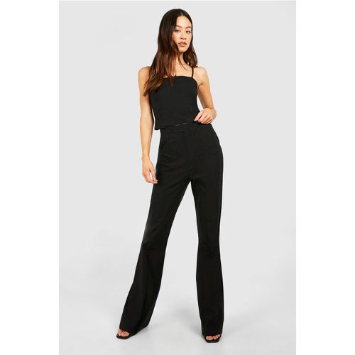 Tall" Bengaline Stretch Fit And Flare Trouser - boohoo - Modalova