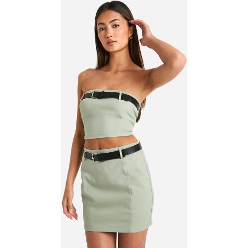 Mini-Jupe À Ceinture - 34 - boohoo - Modalova