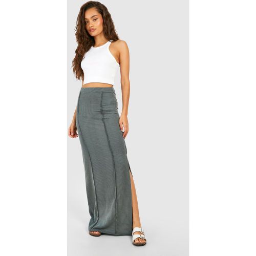 Jupe Longue Délavée En Jersey - 34 - boohoo - Modalova