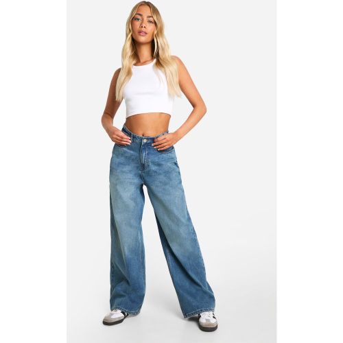 Jean Oversize En Denim À Nœud - 44 - boohoo - Modalova