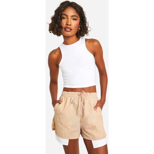 Tall" - Short Tissé À Poches - 36 - boohoo - Modalova