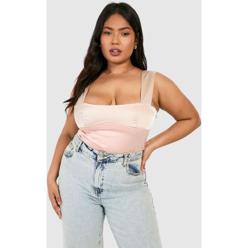 Grande Taille - Débardeur À Détail Contrastant - 44 - boohoo - Modalova
