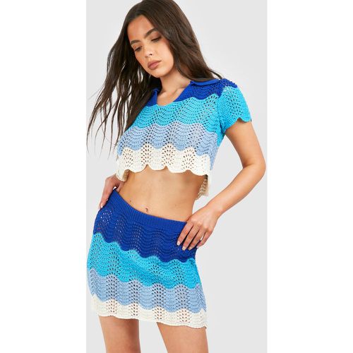 Petite" - Top En Crochet - L - boohoo - Modalova