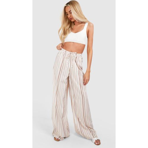 Tall" - Pantalon Large Imprimé À Rayures - 40 - boohoo - Modalova