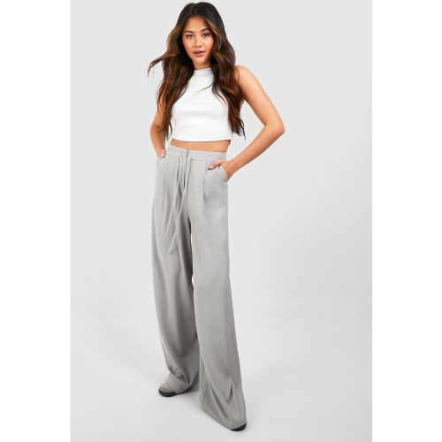 Pantalon Droit À Cordon De Serrage - 40 - boohoo - Modalova
