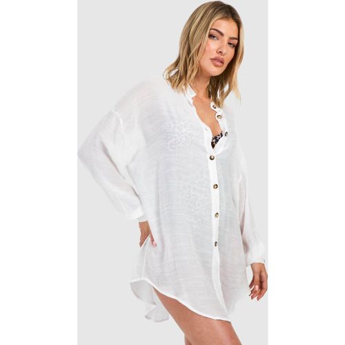 Chemise De Plage Longue - S - boohoo - Modalova