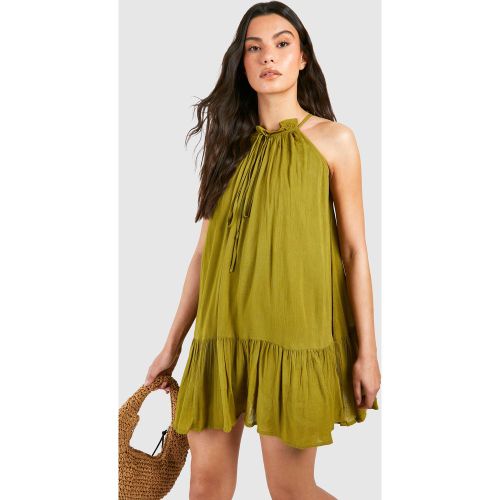 Robe Babydoll En Mousseline De Soie - 36 - boohoo - Modalova