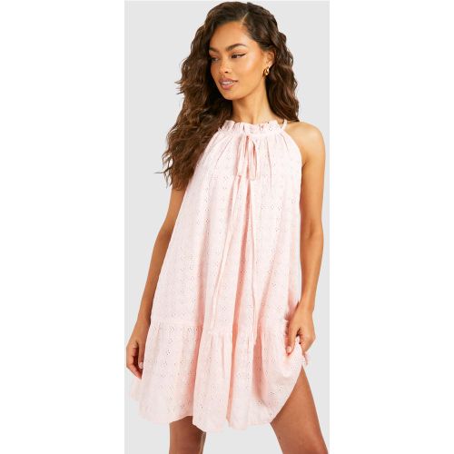 Robe Courte Brodée - 36 - boohoo - Modalova