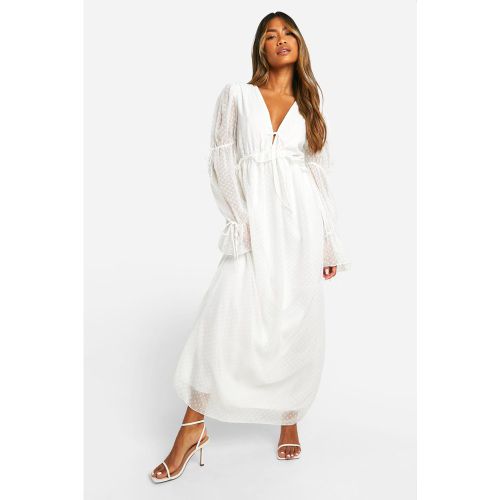 Robe Longue À Volants - 36 - boohoo - Modalova