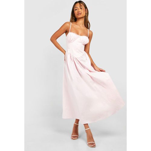 Robe Mi-Longue À Bretelles - 42 - boohoo - Modalova