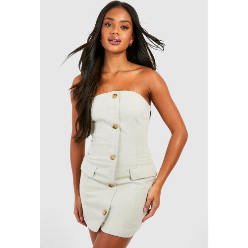 Robe Blazer - Blanc - 36, Blanc - boohoo - Modalova