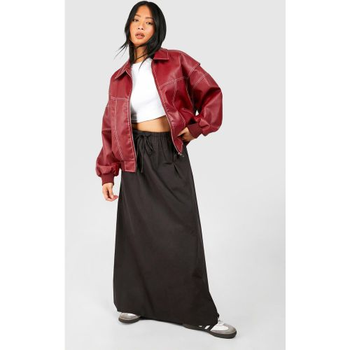 Petite" - Jupe Longue En Coton - 34 - boohoo - Modalova