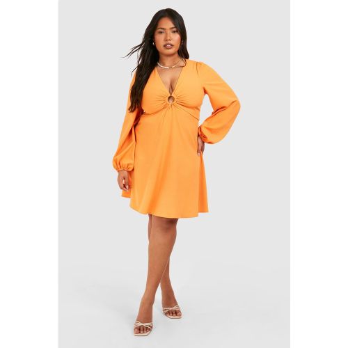 Grande Taille - Robe Babydoll À Anneau - 44 - boohoo - Modalova