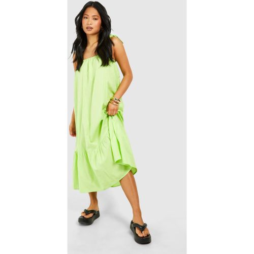 Petite" - Robe Mi-Longue Nouée - 34 - boohoo - Modalova