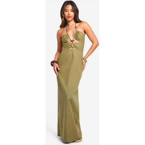 Robe Longue À Perles - 46 - boohoo - Modalova