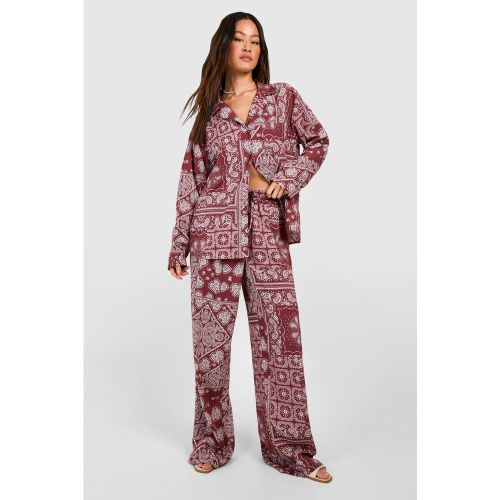 Tall" - Ensemble Avec Chemise Et Pantalon - 42 - boohoo - Modalova