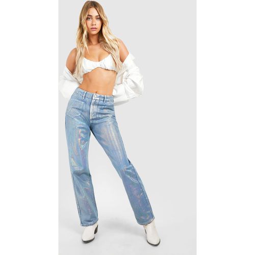 Jean Droit Iridescent - 36 - boohoo - Modalova