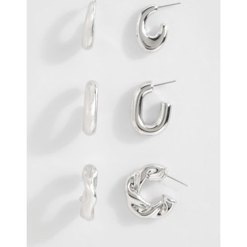 Lot De Boucles D'Oreilles ées Épaisses - One Size - boohoo - Modalova