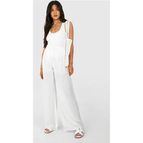 Maternité - Pantalon De Grossesse Large - 42 - boohoo - Modalova