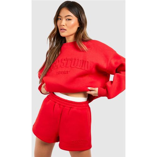 Short En Sweat À Slogan Dsgn Studio - S - boohoo - Modalova