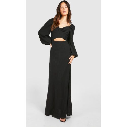 Tall" - Robe Longue Froncée Texturée - 36 - boohoo - Modalova