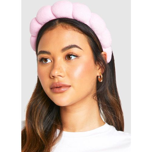 Curved Towelling Headband - boohoo - Modalova