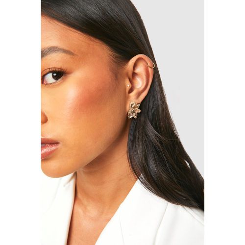 Boucles D'Oreilles Fleuries - One Size - boohoo - Modalova