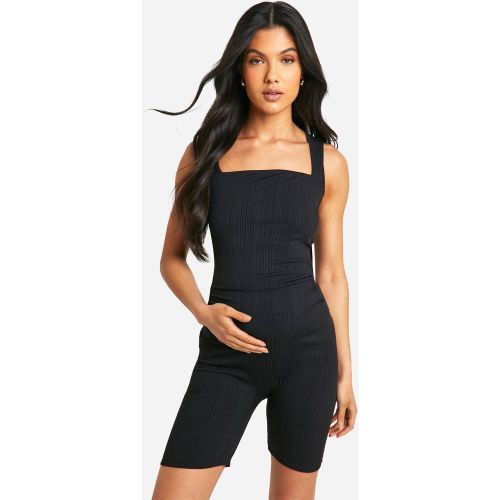 Maternité - Combishort De Grossesse Sans Manches - 44 - boohoo - Modalova