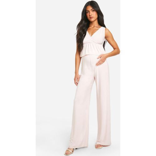Maternité - Pantalon De Grossesse Large - 38 - boohoo - Modalova