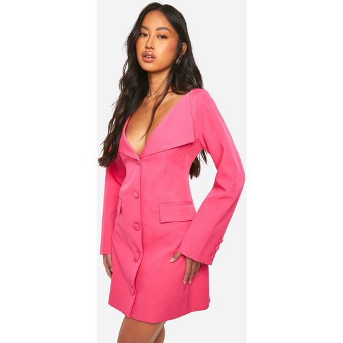 Robe Blazer À Col Bateau - 42 - boohoo - Modalova