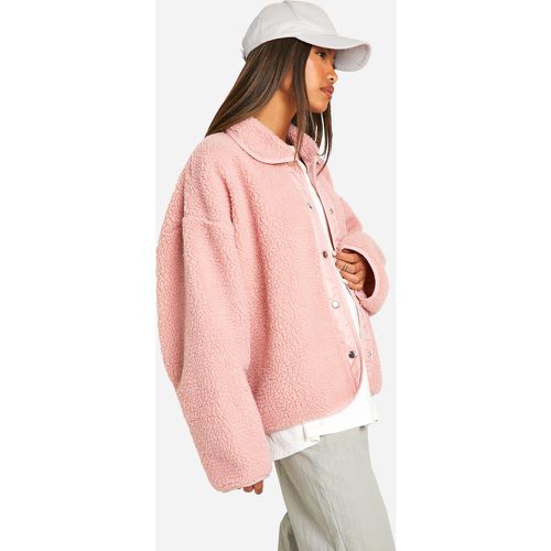 Veste Oversize En Polaire - 40 - boohoo - Modalova