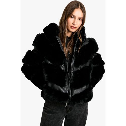 Veste À Capuche En Synthétique - 36 - boohoo - Modalova