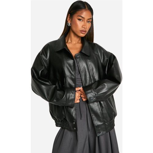 Bomber Oversize - Noir - 36, Noir - boohoo - Modalova