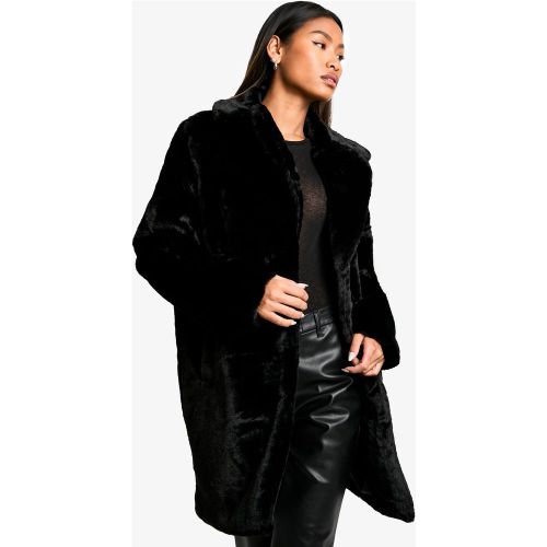 Veste Longue En Fausse Fourrure - 36 - boohoo - Modalova